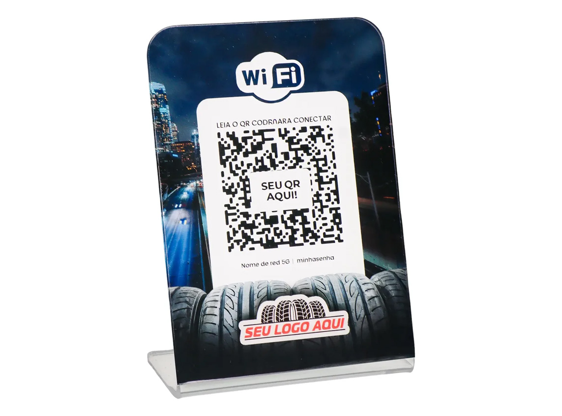 Wi-Fi Crystal Personalizada